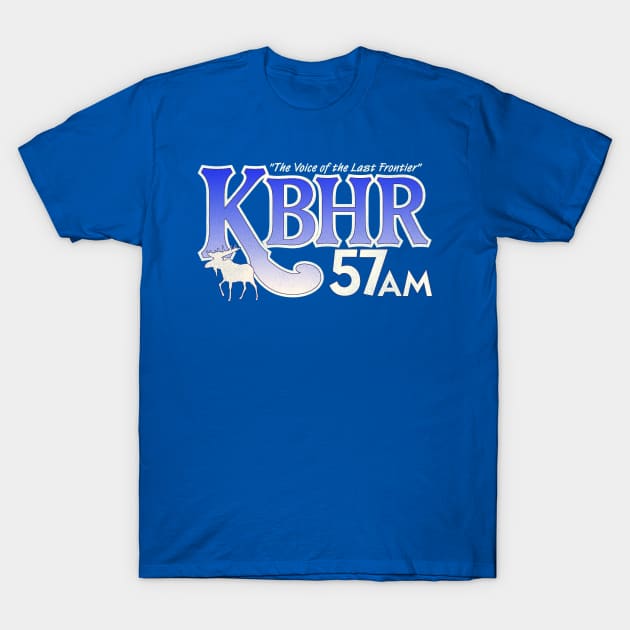 KBHR 57 AM - Northern Exposure Radio Station T-Shirt by darklordpug